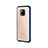 Custodia Silicone Trasparente Ultra Sottile Cover Morbida H04 per Huawei Mate 20 Pro Blu