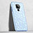Custodia Silicone Trasparente Ultra Sottile Cover Morbida H04 per Huawei Nova 5z Cielo Blu