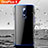 Custodia Silicone Trasparente Ultra Sottile Cover Morbida H04 per OnePlus 6 Blu