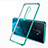 Custodia Silicone Trasparente Ultra Sottile Cover Morbida H04 per Realme X2 Pro Verde