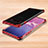 Custodia Silicone Trasparente Ultra Sottile Cover Morbida H04 per Samsung Galaxy S10 5G Rosso