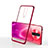 Custodia Silicone Trasparente Ultra Sottile Cover Morbida H04 per Xiaomi Poco X2 Rosso