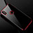 Custodia Silicone Trasparente Ultra Sottile Cover Morbida H04 per Xiaomi Redmi Note 7 Pro Rosso