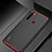 Custodia Silicone Trasparente Ultra Sottile Cover Morbida H04 per Xiaomi Redmi Note 8 Rosso