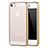 Custodia Silicone Trasparente Ultra Sottile Cover Morbida H05 per Apple iPhone SE Oro