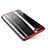 Custodia Silicone Trasparente Ultra Sottile Cover Morbida H05 per Huawei Honor 10 Rosso