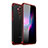 Custodia Silicone Trasparente Ultra Sottile Cover Morbida H05 per Huawei Mate 20 Lite Rosso