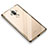 Custodia Silicone Trasparente Ultra Sottile Cover Morbida H05 per Huawei Mate 9 Oro