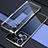 Custodia Silicone Trasparente Ultra Sottile Cover Morbida H05 per Oppo Reno8 Pro 5G Argento