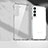 Custodia Silicone Trasparente Ultra Sottile Cover Morbida H05 per Samsung Galaxy S23 5G Chiaro