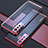 Custodia Silicone Trasparente Ultra Sottile Cover Morbida H05 per Vivo X50 5G Rosso