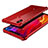 Custodia Silicone Trasparente Ultra Sottile Cover Morbida H05 per Xiaomi Mi 8 Rosso