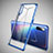 Custodia Silicone Trasparente Ultra Sottile Cover Morbida H05 per Xiaomi Mi 9 Pro 5G Blu
