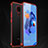 Custodia Silicone Trasparente Ultra Sottile Cover Morbida H06 per Huawei Mate 30 Lite Rosso