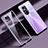 Custodia Silicone Trasparente Ultra Sottile Cover Morbida H06 per Huawei Nova 8 Pro 5G Viola