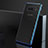 Custodia Silicone Trasparente Ultra Sottile Cover Morbida H06 per Samsung Galaxy S10 5G Blu