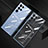 Custodia Silicone Trasparente Ultra Sottile Cover Morbida H06 per Samsung Galaxy S23 Ultra 5G Blu