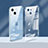 Custodia Silicone Trasparente Ultra Sottile Cover Morbida H08 per Apple iPhone 14 Bianco
