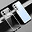 Custodia Silicone Trasparente Ultra Sottile Cover Morbida H08 per Samsung Galaxy S21 Plus 5G Argento