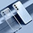 Custodia Silicone Trasparente Ultra Sottile Cover Morbida H08 per Samsung Galaxy S21 Plus 5G Cielo Blu