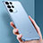 Custodia Silicone Trasparente Ultra Sottile Cover Morbida H08 per Samsung Galaxy S21 Ultra 5G