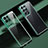 Custodia Silicone Trasparente Ultra Sottile Cover Morbida H08 per Samsung Galaxy S21 Ultra 5G Verde