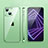 Custodia Silicone Trasparente Ultra Sottile Cover Morbida H09 per Apple iPhone 13 Mini Verde