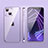 Custodia Silicone Trasparente Ultra Sottile Cover Morbida H09 per Apple iPhone 13 Mini Viola