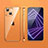 Custodia Silicone Trasparente Ultra Sottile Cover Morbida H09 per Apple iPhone 13 Oro