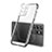 Custodia Silicone Trasparente Ultra Sottile Cover Morbida H09 per Samsung Galaxy S21 Ultra 5G Argento