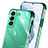 Custodia Silicone Trasparente Ultra Sottile Cover Morbida H09 per Samsung Galaxy S22 5G