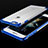 Custodia Silicone Trasparente Ultra Sottile Cover Morbida HC01 per Apple iPhone 6S Blu