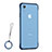 Custodia Silicone Trasparente Ultra Sottile Cover Morbida HT01 per Apple iPhone XR Blu
