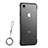 Custodia Silicone Trasparente Ultra Sottile Cover Morbida HT01 per Apple iPhone XR Nero