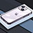 Custodia Silicone Trasparente Ultra Sottile Cover Morbida LD4 per Apple iPhone 13 Viola