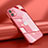 Custodia Silicone Trasparente Ultra Sottile Cover Morbida N02 per Apple iPhone 12 Rosso