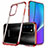 Custodia Silicone Trasparente Ultra Sottile Cover Morbida N02 per Samsung Galaxy Note 20 5G Rosso