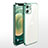 Custodia Silicone Trasparente Ultra Sottile Cover Morbida N04 per Apple iPhone 12 Verde