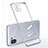 Custodia Silicone Trasparente Ultra Sottile Cover Morbida per Xiaomi Mi 11 Lite 5G NE Argento