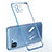 Custodia Silicone Trasparente Ultra Sottile Cover Morbida per Xiaomi Mi 11 Lite 5G NE Blu