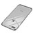 Custodia Silicone Trasparente Ultra Sottile Cover Morbida Q05 per Apple iPhone 8 Plus Argento