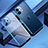 Custodia Silicone Trasparente Ultra Sottile Cover Morbida S01 per Apple iPhone 12 Mini Blu