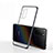 Custodia Silicone Trasparente Ultra Sottile Cover Morbida S01 per Huawei Honor Play4 5G Nero