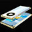 Custodia Silicone Trasparente Ultra Sottile Cover Morbida S01 per Huawei Mate 40 Oro