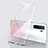 Custodia Silicone Trasparente Ultra Sottile Cover Morbida S01 per Huawei P40 Lite 5G