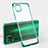 Custodia Silicone Trasparente Ultra Sottile Cover Morbida S01 per Huawei P40 Lite Verde