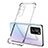 Custodia Silicone Trasparente Ultra Sottile Cover Morbida S01 per Huawei P40 Pro