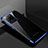 Custodia Silicone Trasparente Ultra Sottile Cover Morbida S01 per Samsung Galaxy S20 Ultra Blu