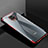 Custodia Silicone Trasparente Ultra Sottile Cover Morbida S01 per Xiaomi Redmi Note 9 Pro Rosso