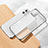 Custodia Silicone Trasparente Ultra Sottile Cover Morbida S02 per Apple iPhone 11 Argento